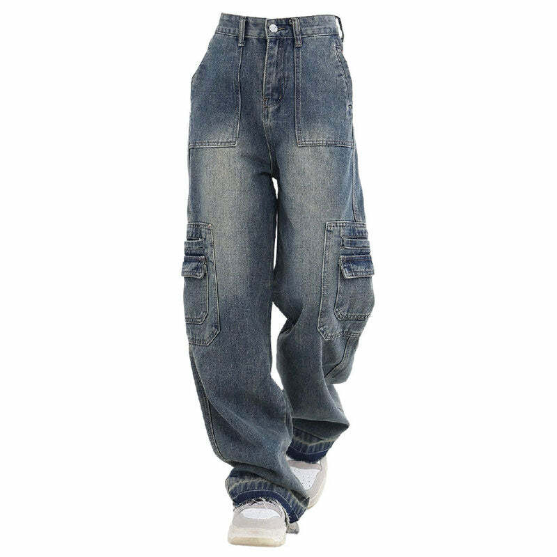 Bad Advice Cargo Jeans - 2000s Fashion, Y2K Aesthetic, Vintage Style Outfits