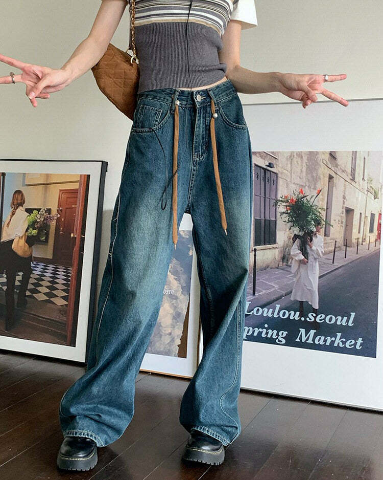 Casual Friday Comfy Jeans - 2000s Fashion Inspired Winter Outfits