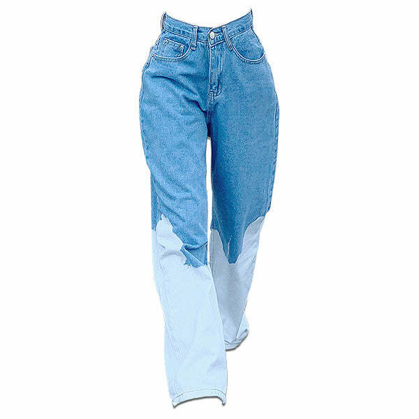 Fade Away Jeans - 2000s Fashion, Nostalgia Outfits, Y2K Aesthetic Style