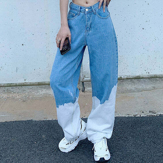 Fade Away Jeans - 2000s Fashion, Nostalgia Outfits, Y2K Aesthetic Style