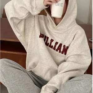 Fall Brilliant Statement Hoodie - 2000s Fashion Inspired Winter Outfit