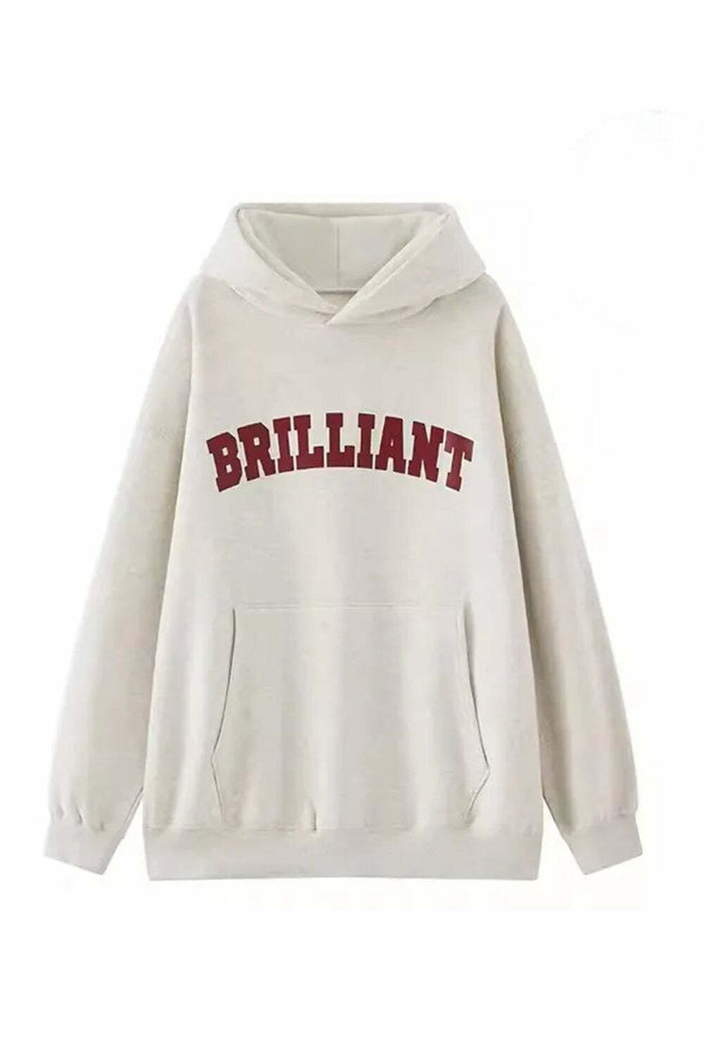 Fall Brilliant Statement Hoodie - 2000s Fashion Inspired Winter Outfit