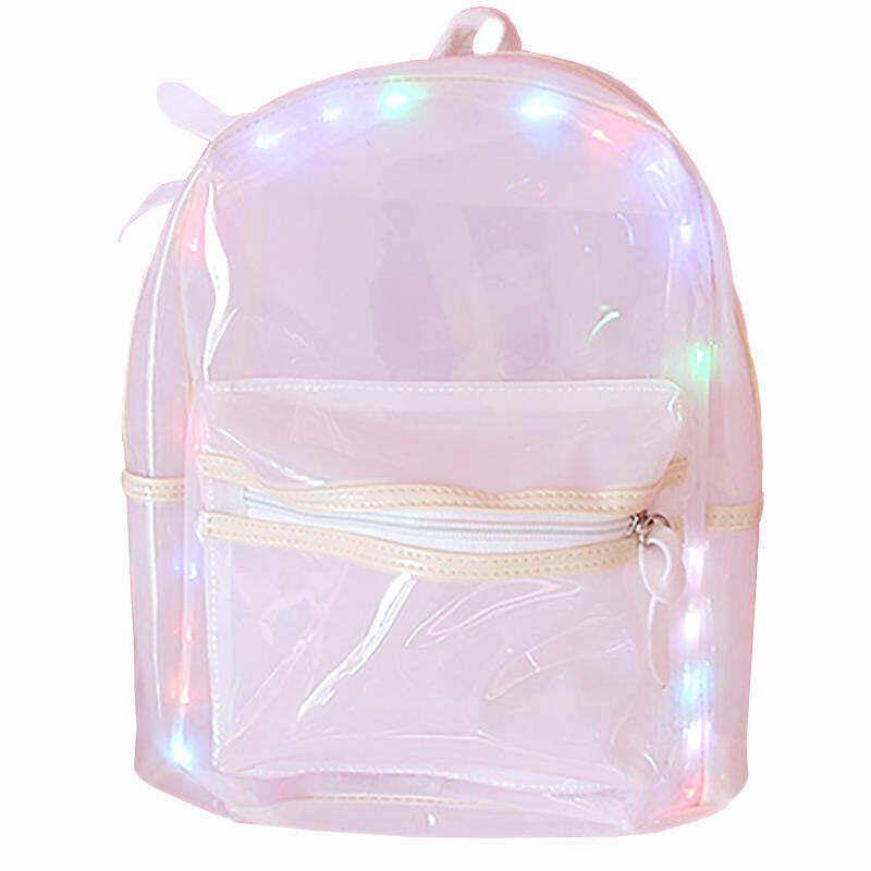 Light Show Backpack - 2000s Fashion Inspired, Y2K Aesthetic Bag for Women