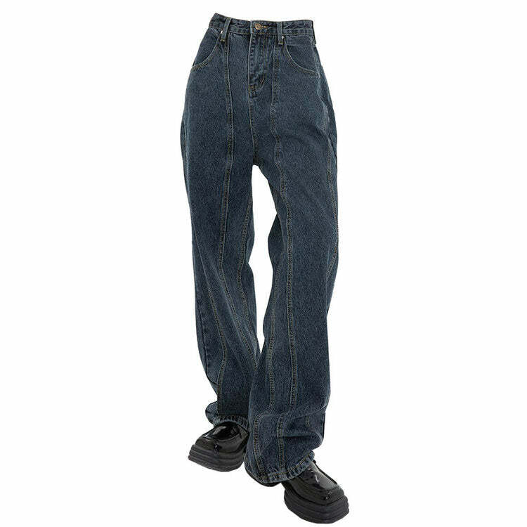 Mercury Rising Wide Jeans - 2000s Fashion, Nostalgia 2000s Outfits