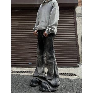 Shadow Flare Panel Jeans - 2000s Fashion, Nostalgia Outfits & Y2K Style