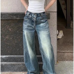 Vintage Fade Wide-Leg Jeans - 2000s Fashion, Y2K Aesthetic Outfit