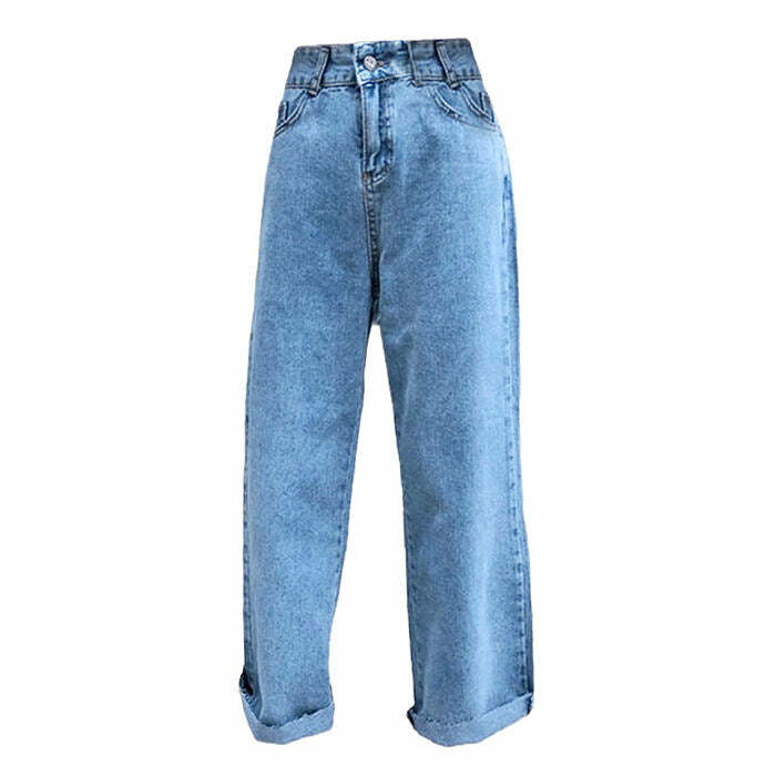 Young & Single Crop Jeans - 2000s Fashion, Nostalgia Outfits, Y2K Style